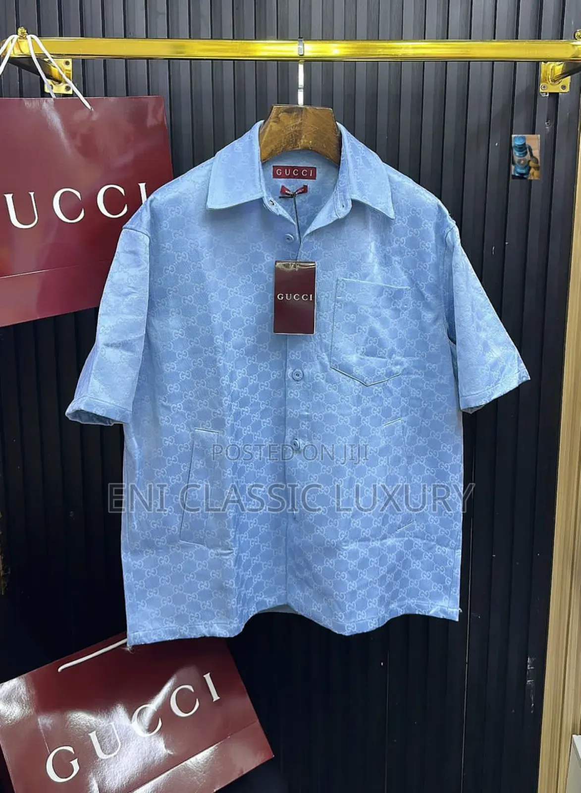Most Wanted Luxury Designer Long Sleeve Jacket  Shirt Gucci