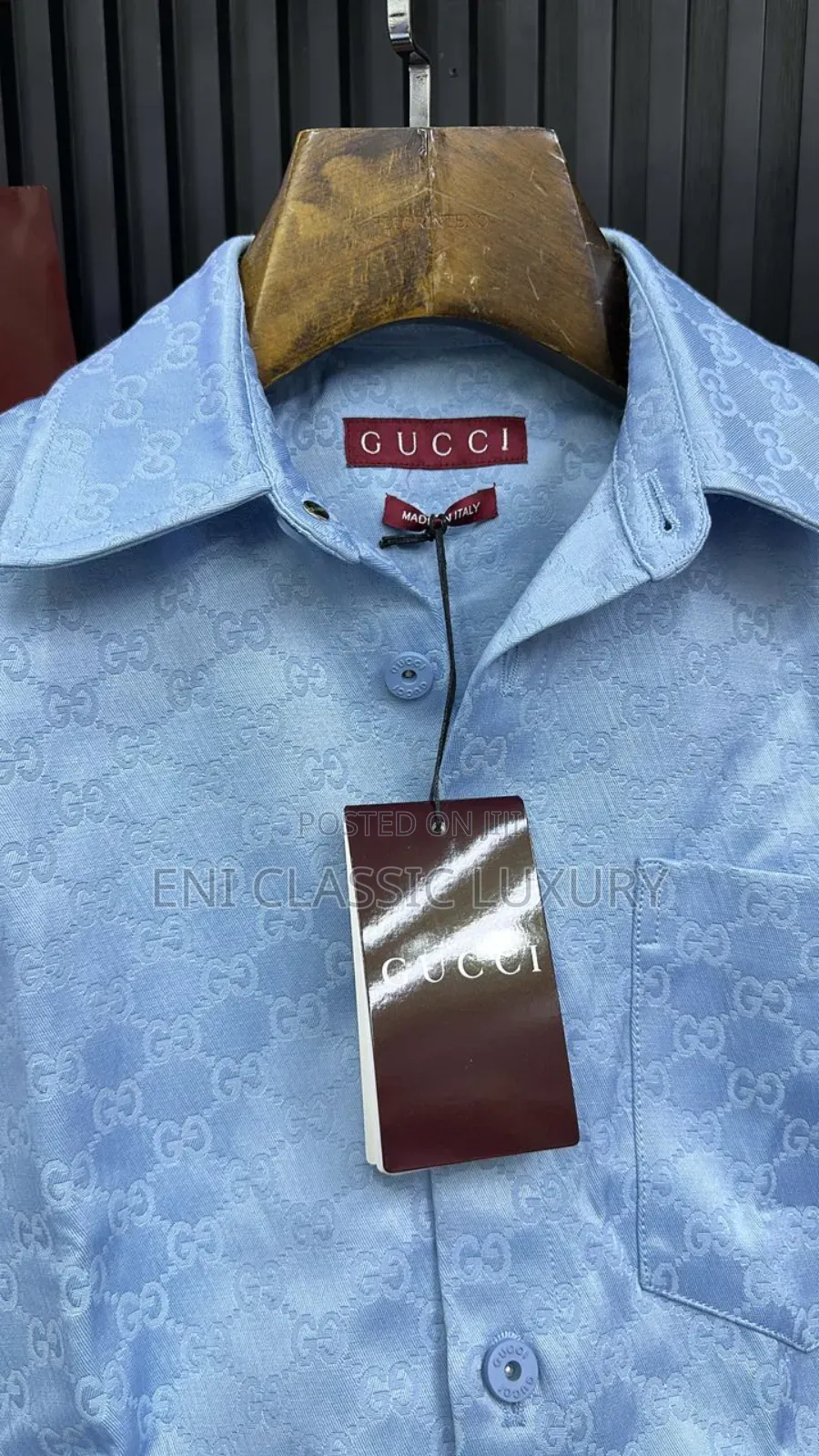 Most Wanted Luxury Designer Long Sleeve Jacket  Shirt Gucci