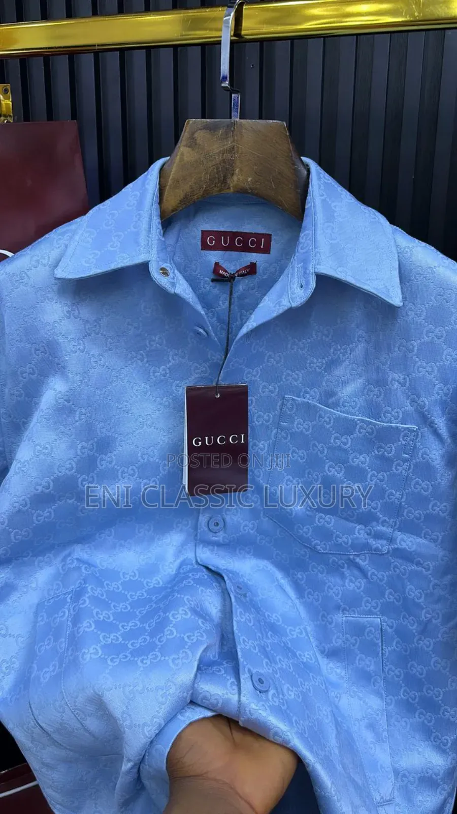 Most Wanted Luxury Designer Long Sleeve Jacket  Shirt Gucci