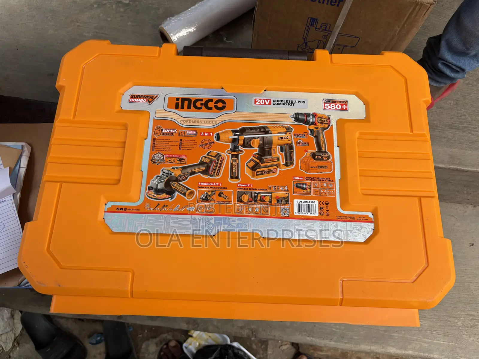 Ingco 20v Cordless 3pcs Combo Kit