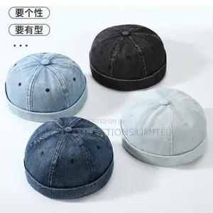 Denim Beanie Caps