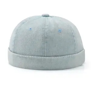 Denim Beanie Caps