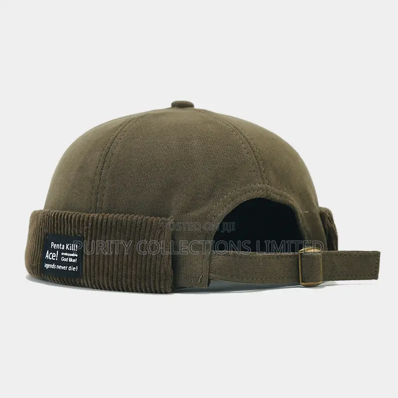 Open Back Round Cap