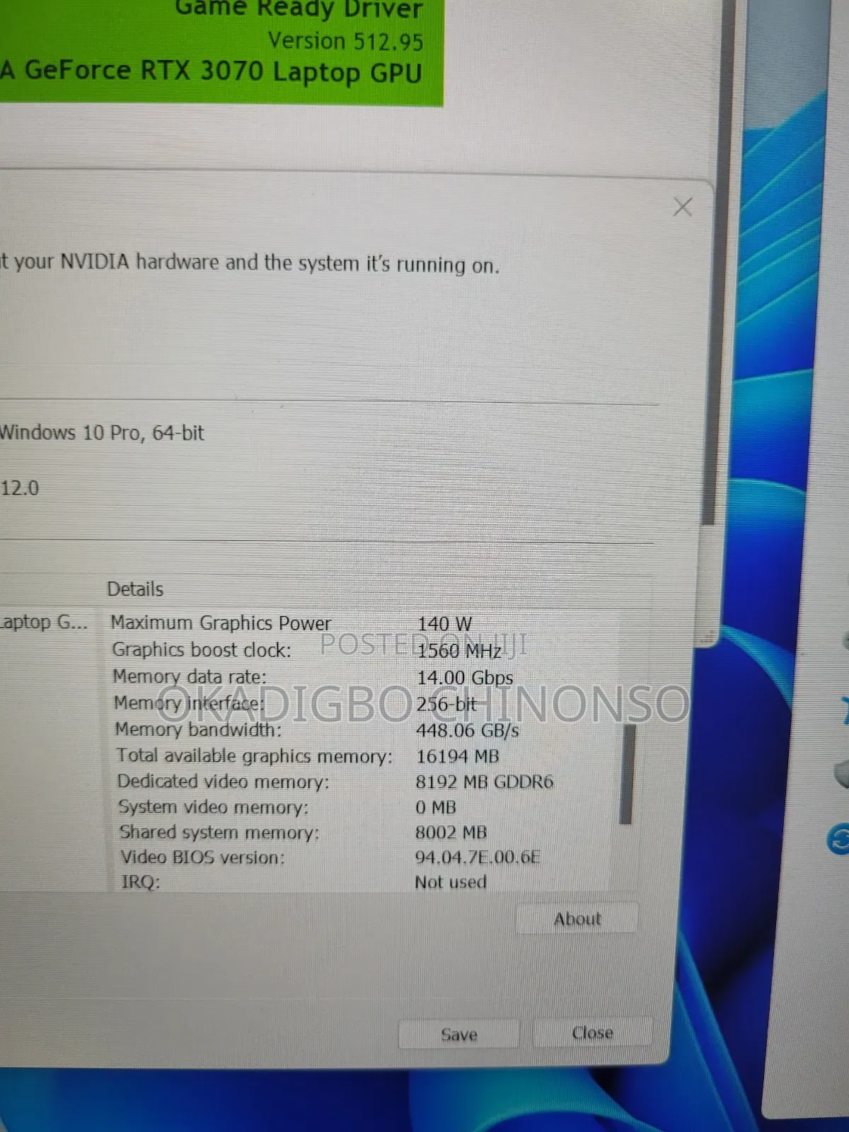 Laptop Asus TUF Gaming A15 16GB Intel Core i7 SSD 512GB