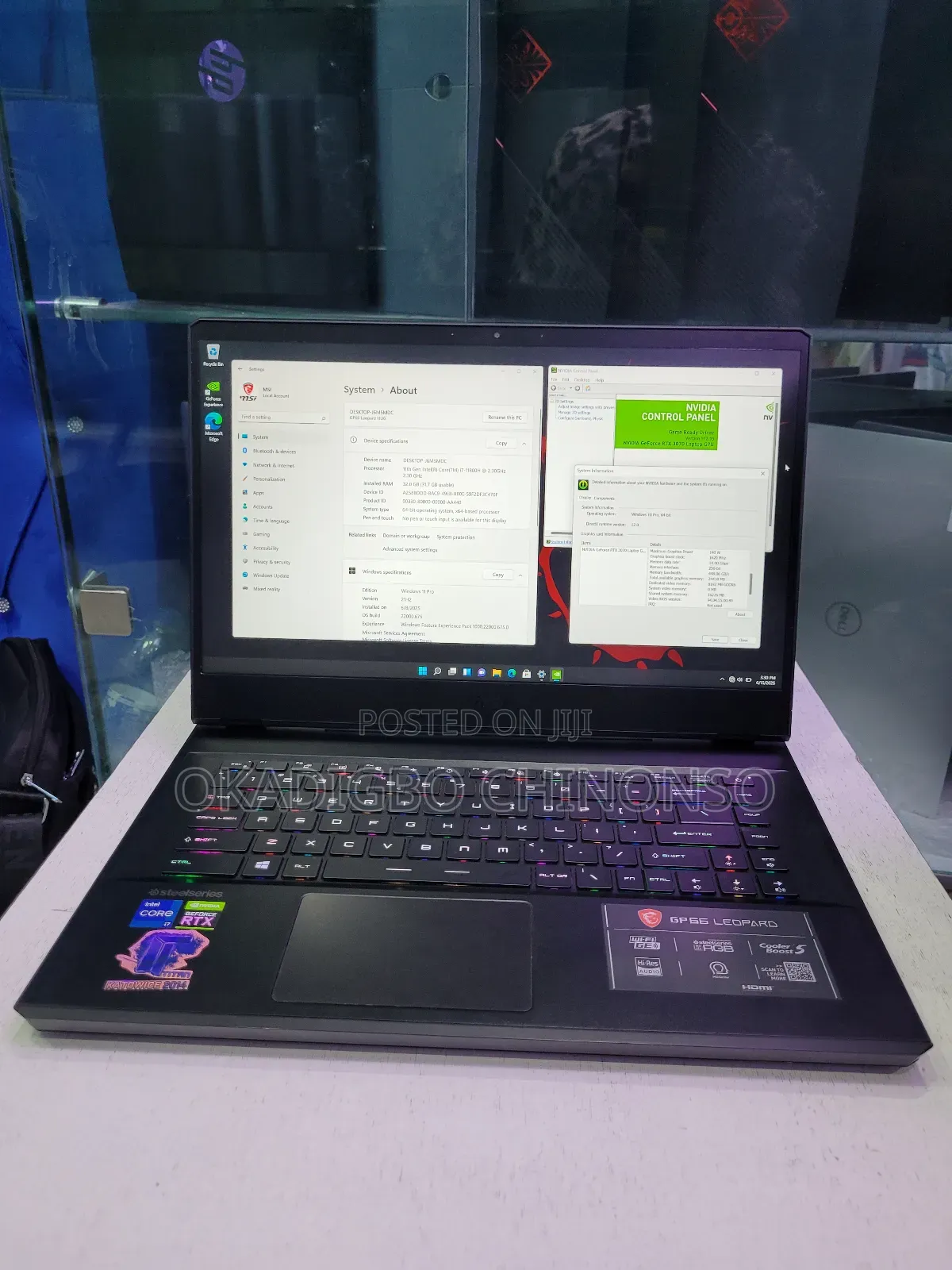 Laptop MSI GP66 LEOPARD 10UG 32GB Intel Core I7 SSD 512GB