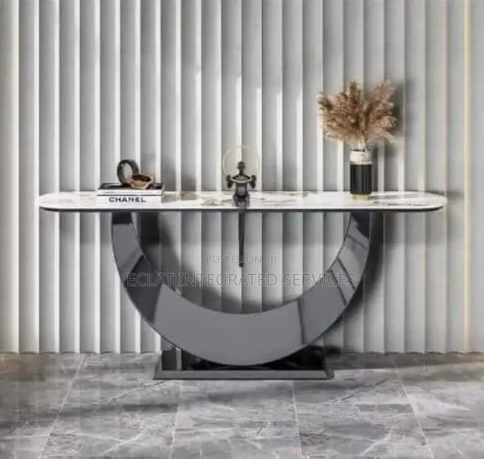 Console Table With Black Base