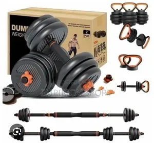6 in 1 , Dumbbell, Kettlebell, Barbell 40 Kg