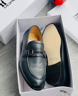 Moreschi Leather Black Shoe