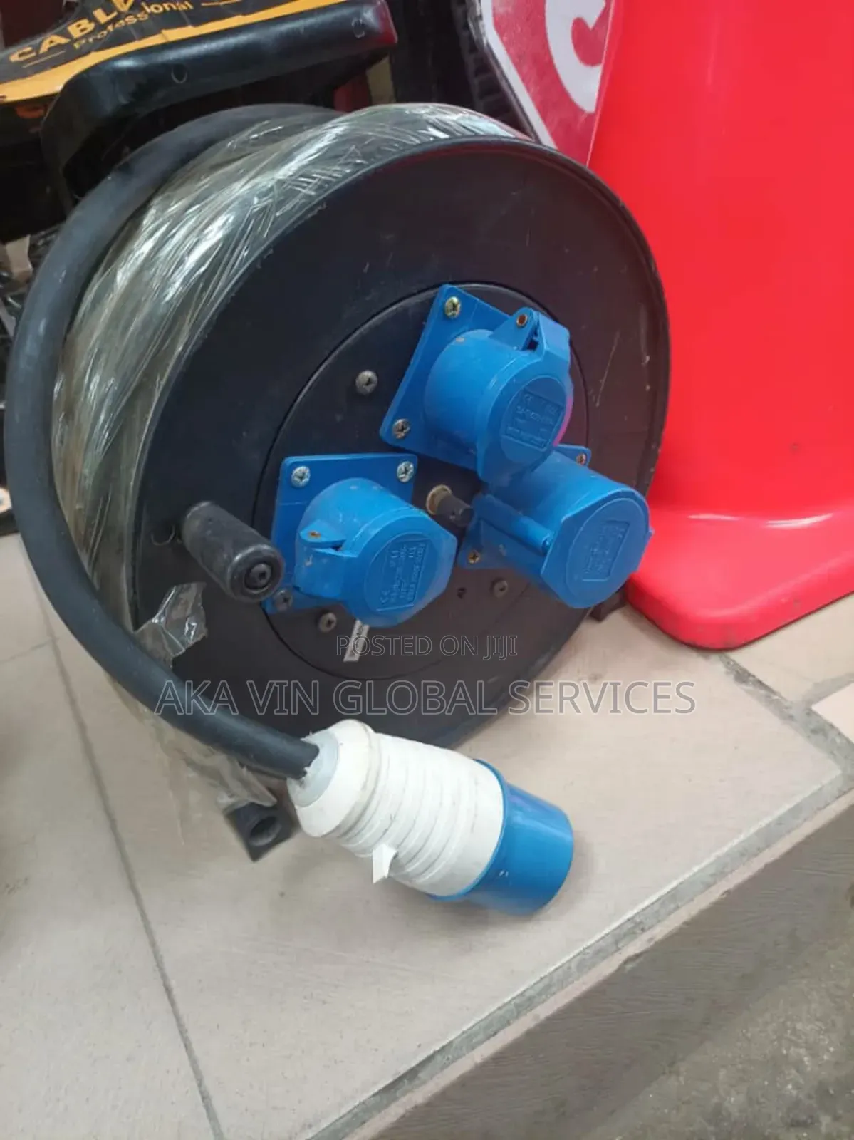 Cable Reels for Construction Site