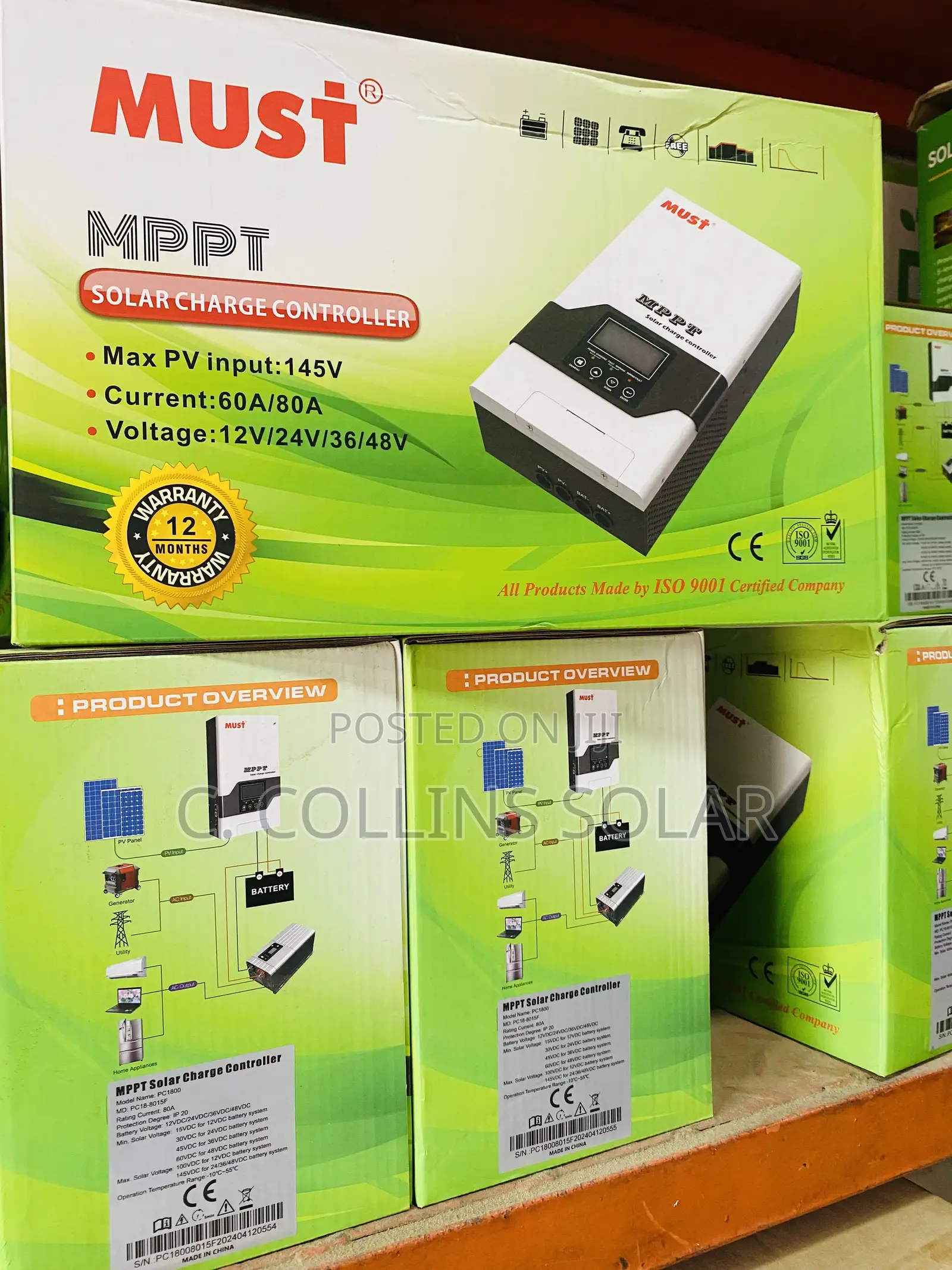 80a Mppt Must Charge Controller