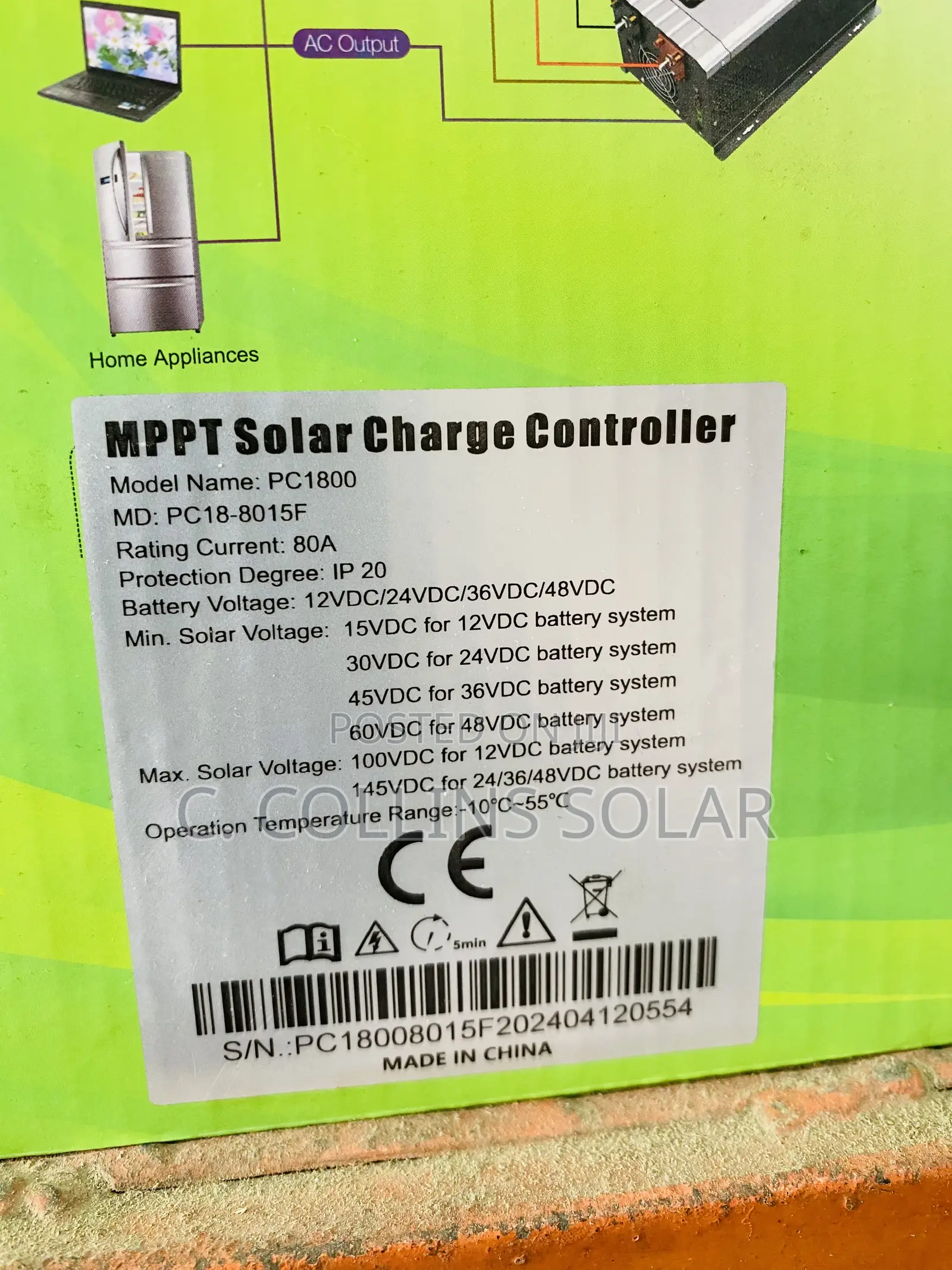 80a Mppt Must Charge Controller