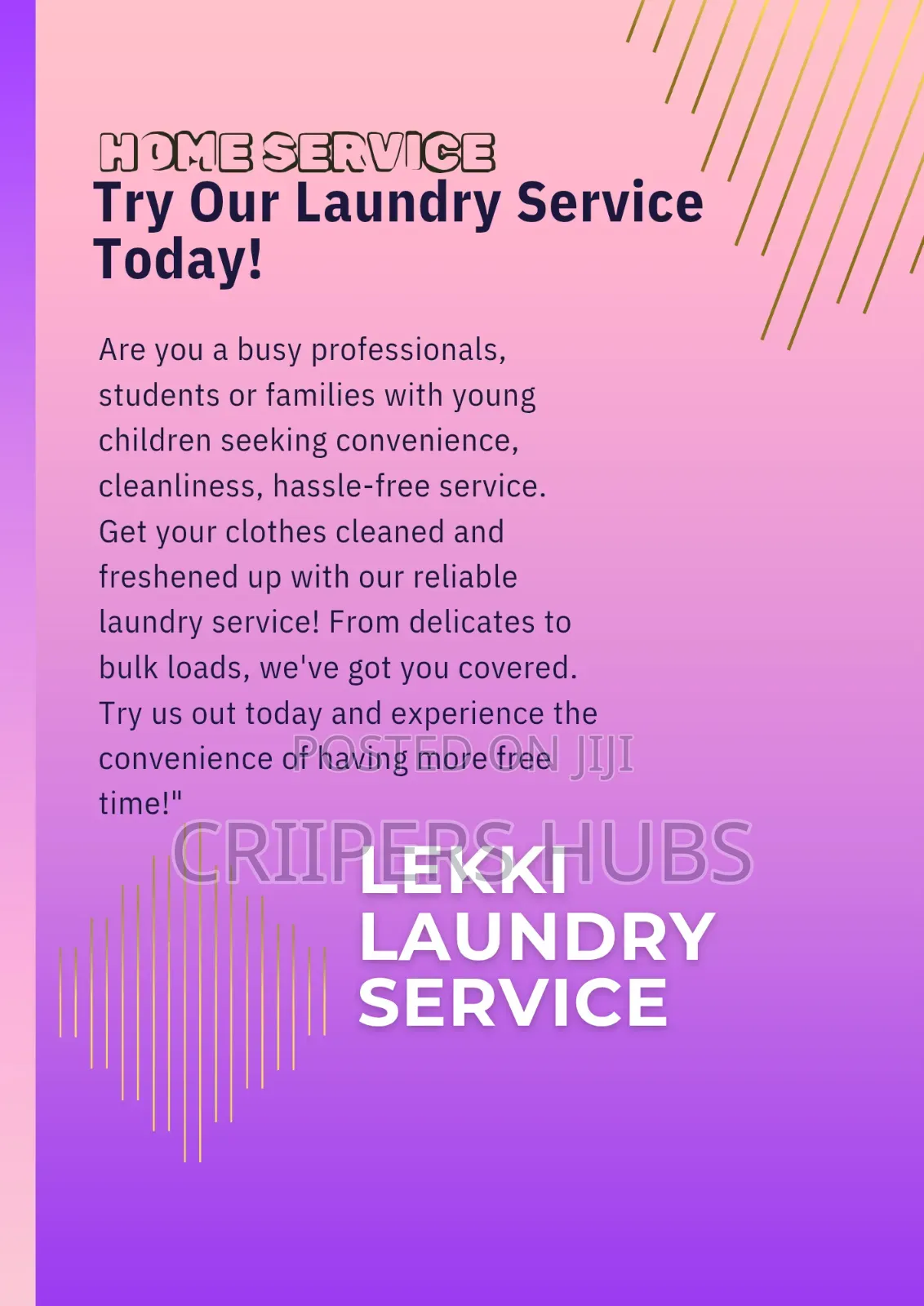 Lekki Laundry Home Service