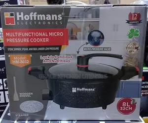 Hoffmans Multifunctional Micro Pressure Cooker - Black