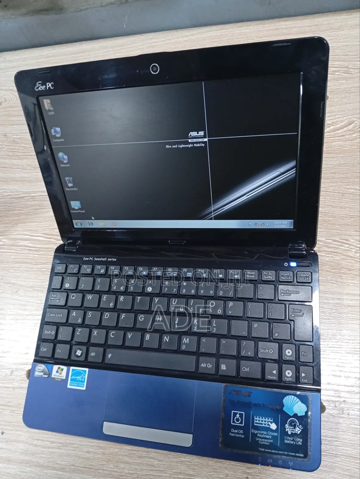 Laptop Asus 2GB Intel Atom HDD 250GB