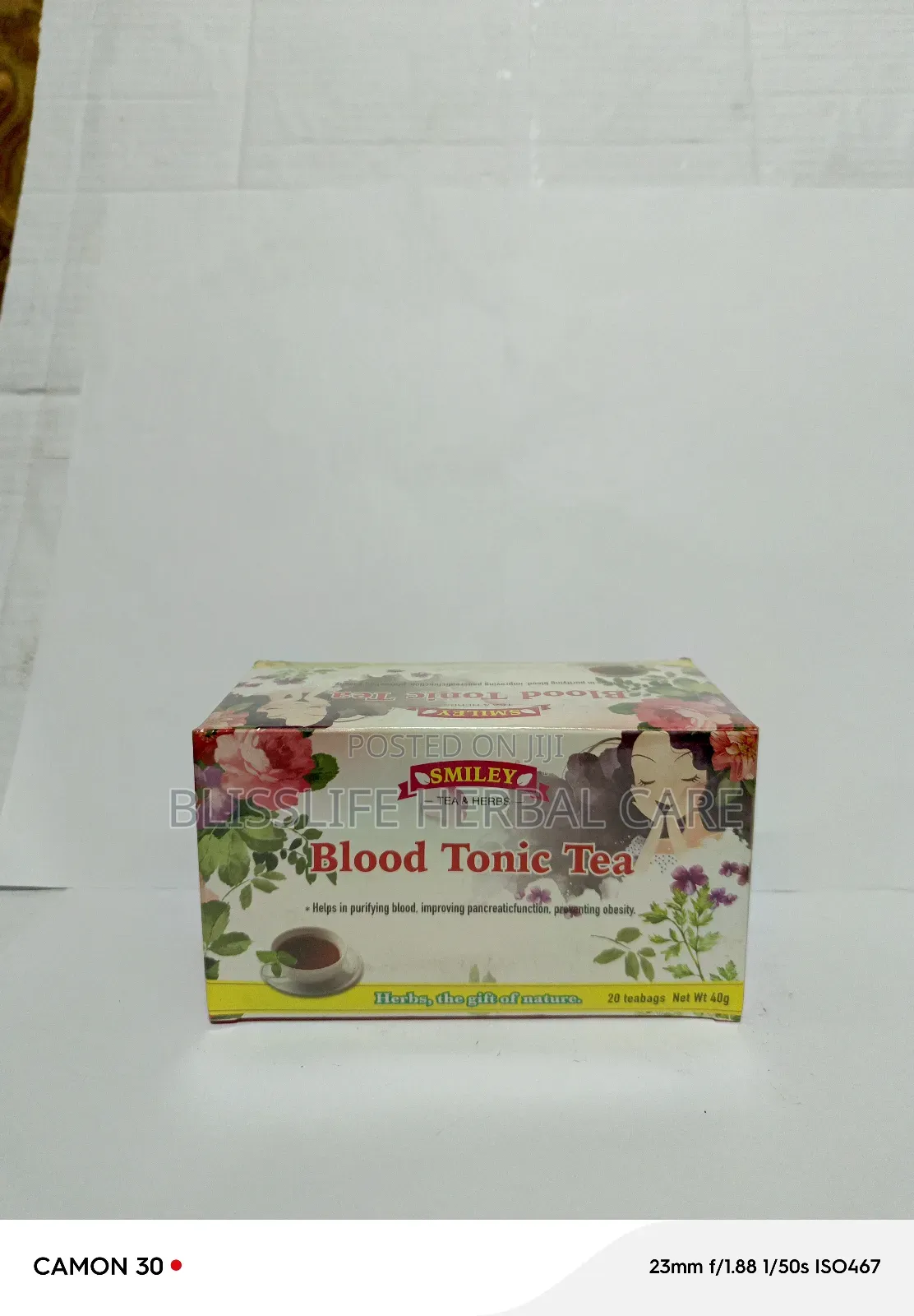 Blood Tonic Herbal Tea Smiley
