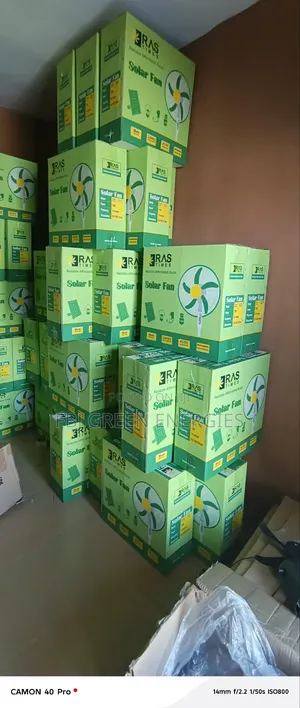 Solar Rechargeable Fan