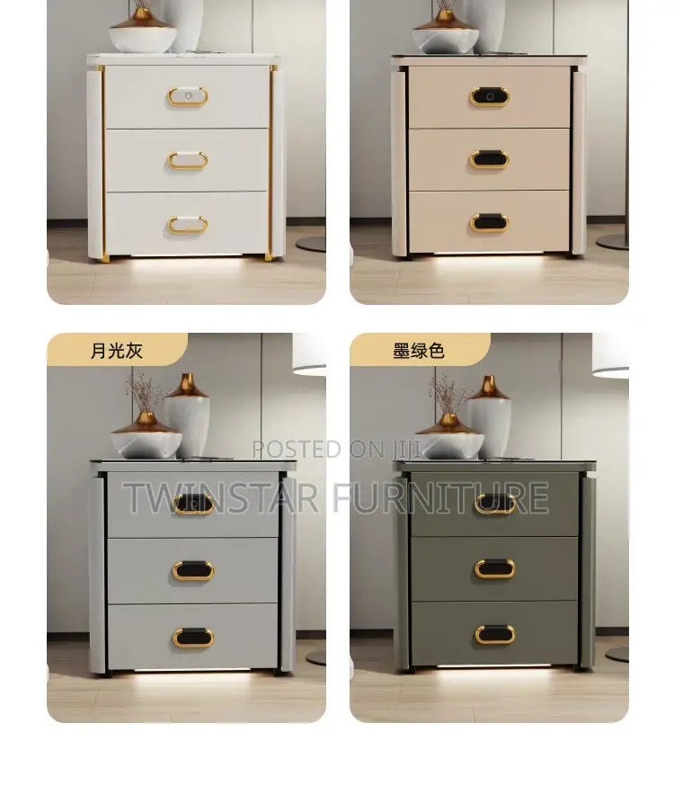 New Modern Side Drawers With Digital Safe