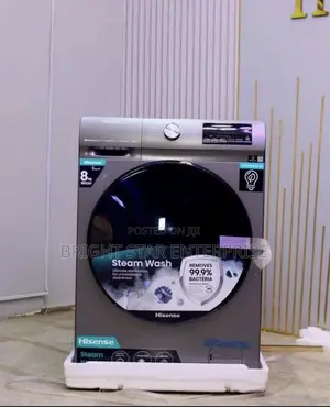 Hisense Washing Machine Steam Wash 8kg