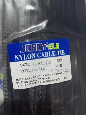 4.8×250mm Nylon Cable Tie