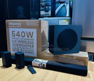 Original Hisense Powerful Sandbar 540watts 5.1 Ch Bluetooth