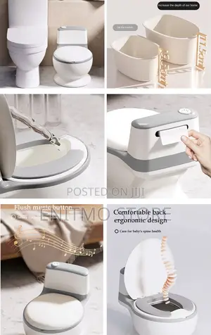 Comfortable Baby Potty Trainer With Potty Brush