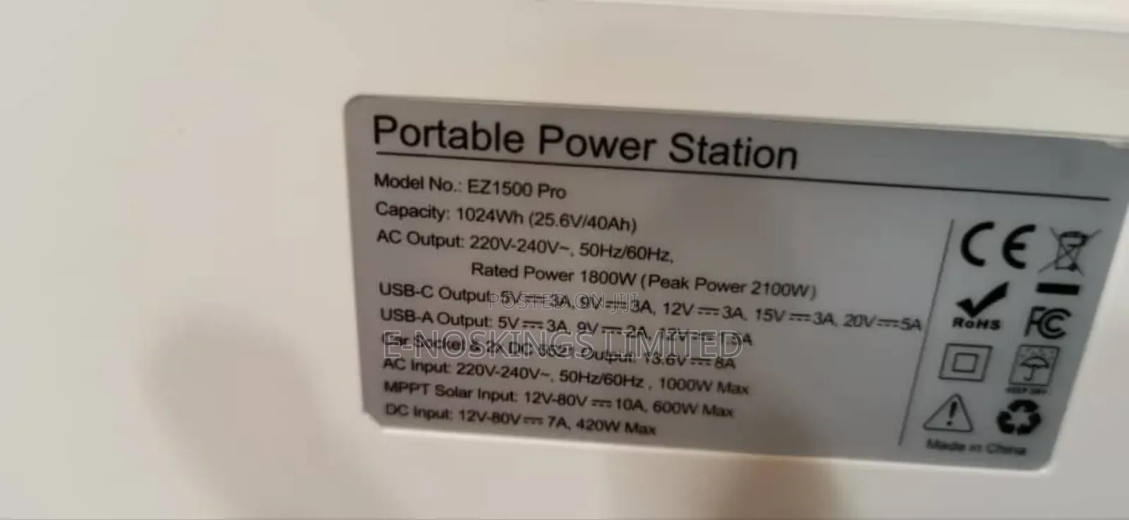 1500watts Solar Generator With 320watts Solar Panel 1pcs