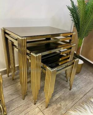 Set of 3 In1 Side Table With Tempered Glass Top. in Lekki - Furniture ...