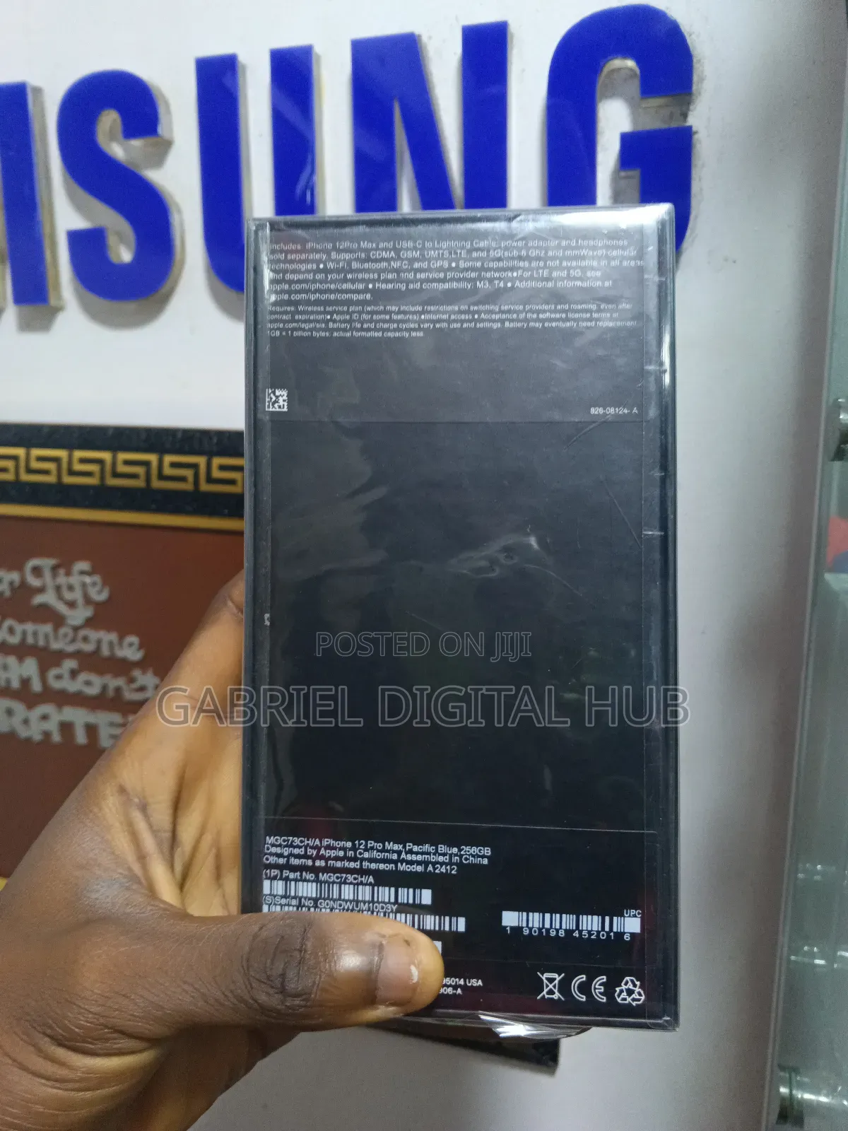 New Apple iPhone 12 Pro Max 256 GB Blue