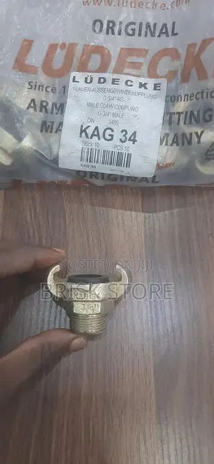 Ludecke Kag 34 Claw Coupling – 3/4′′ Male Thread