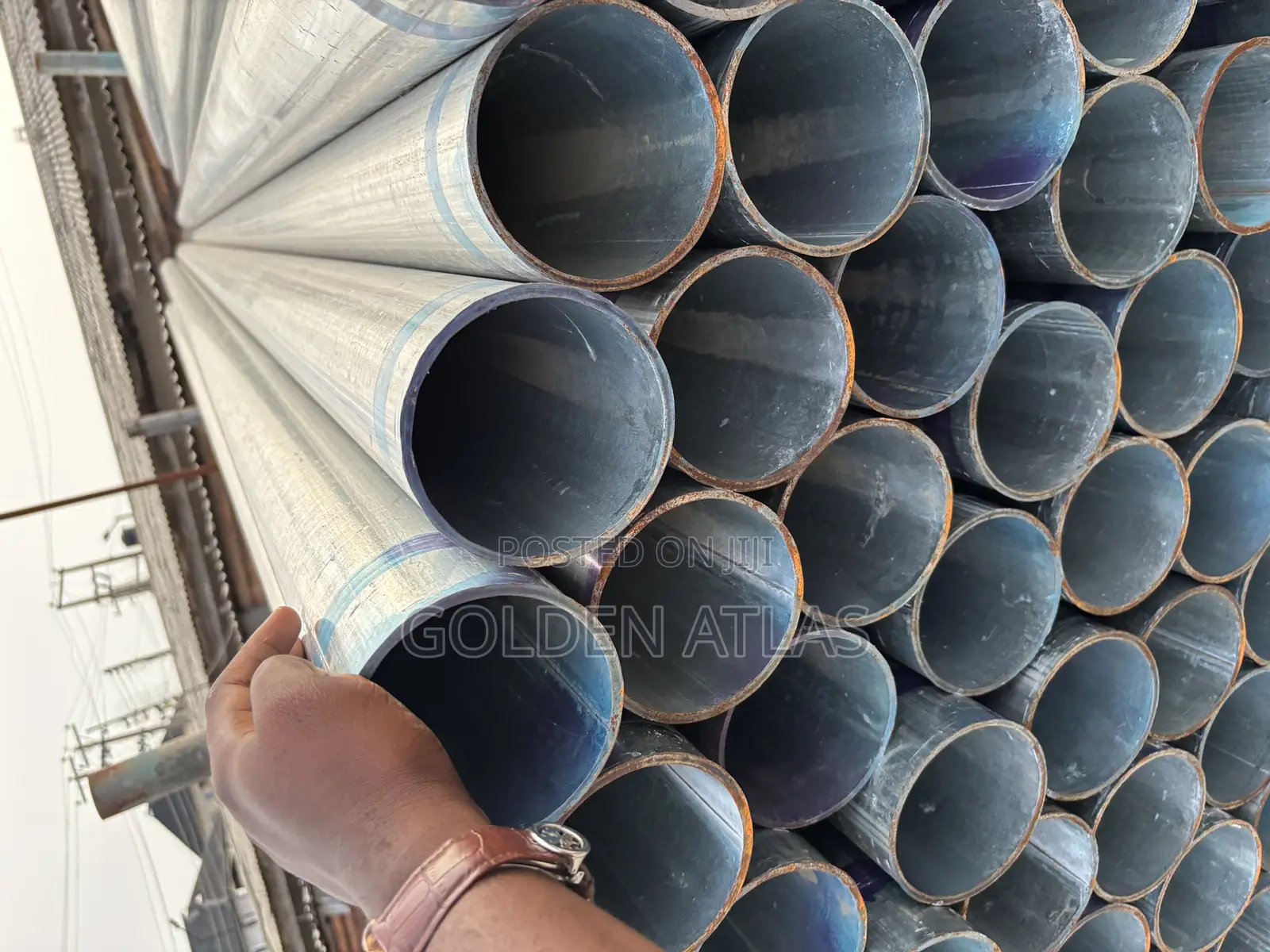 4 Inches Galvanized Pipes