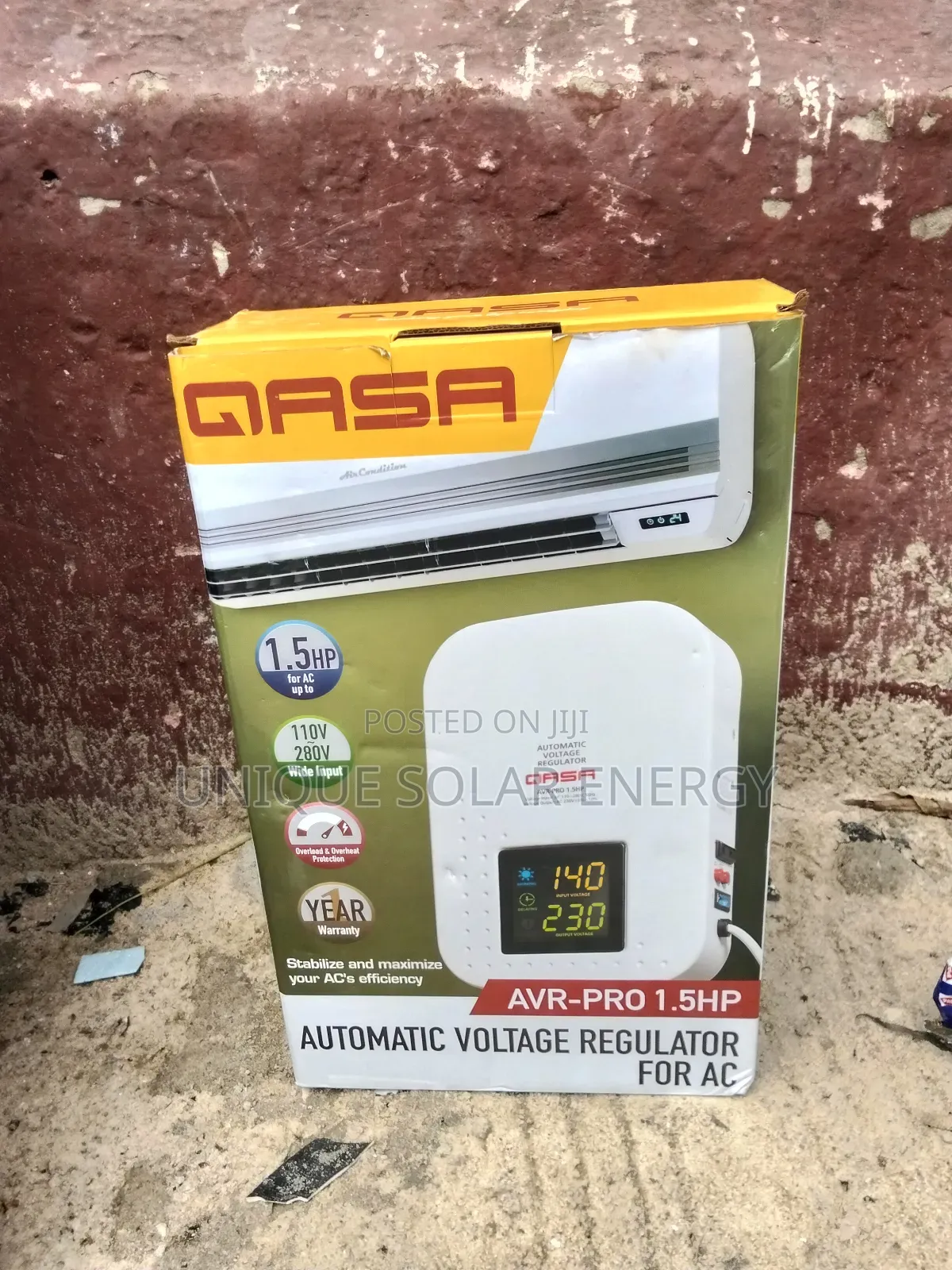 Qasa 1.5hp Automatic Voltage Regulator for Ac