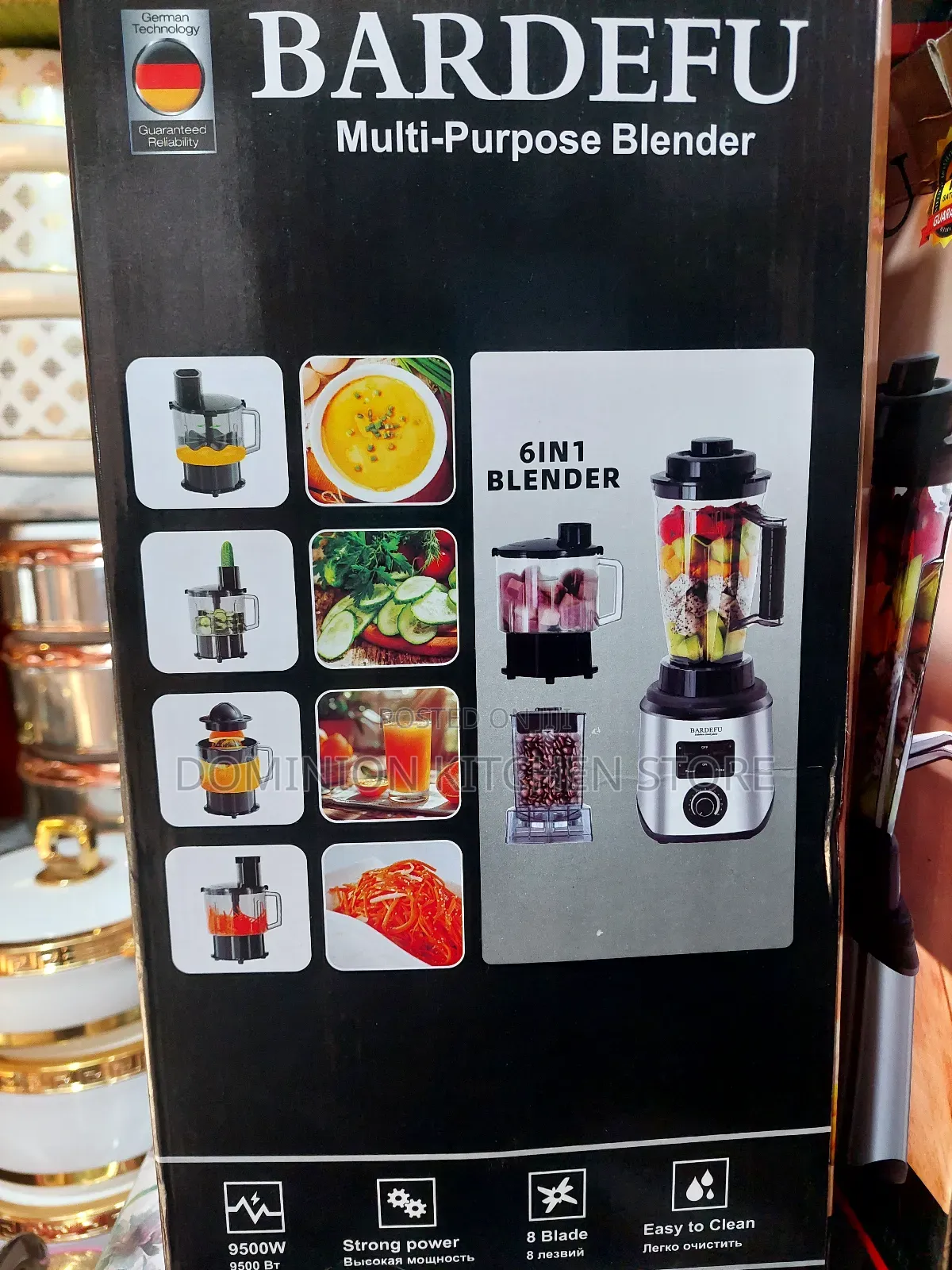9500w Bardefu Blender (6in1 )