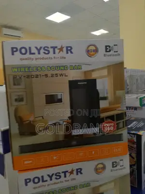 Polystar Pv-2021-5.25wl Wireless Soundbar High-Power Output