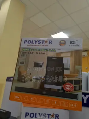 Polystar Soundbar Pv-2021-5.25wl – Rich Bass Clear Sound