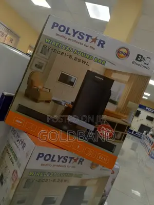 Powerful Audio Setup With Polystar Pv-2021-5.25wl Soundbar