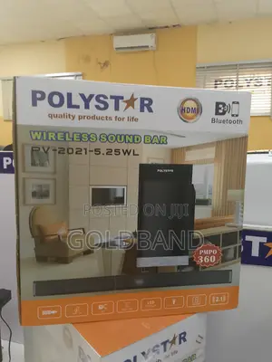 Powerful Audio Setup With Polystar Pv-2021-5.25wl Soundbar