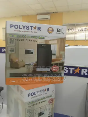 Full-Range Sound With Polystar 2.1 Channel Wireless Soundbar