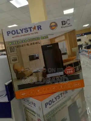 Polystar Pv-2021-5.25wl– Wall-Mountable Soundbar With Remote