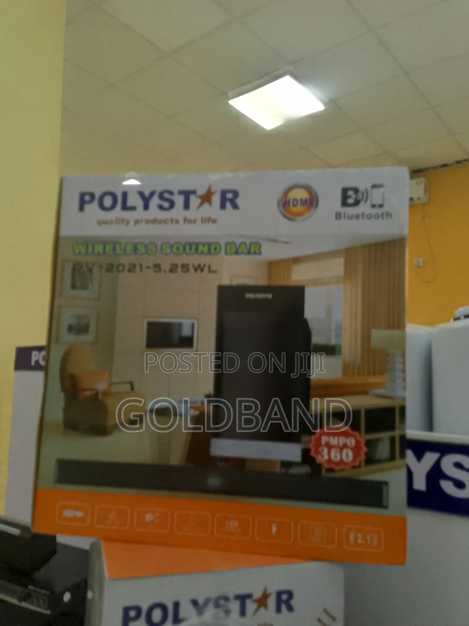 Polystar Pv-2021-5.25wl– Wall-Mountable Soundbar With Remote for sale ...