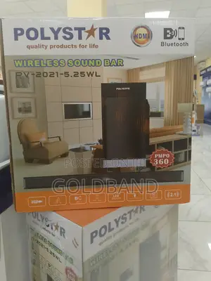 Elevate Movie Nights With Polystar Pv-2021 Wireless Soundbar