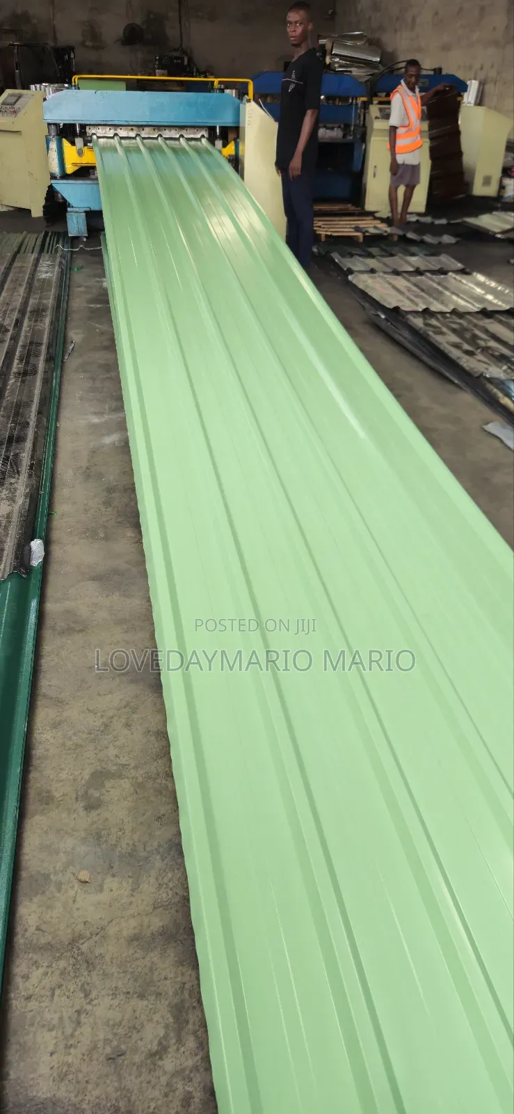 Aluminium Roofing Sheet Pale Green