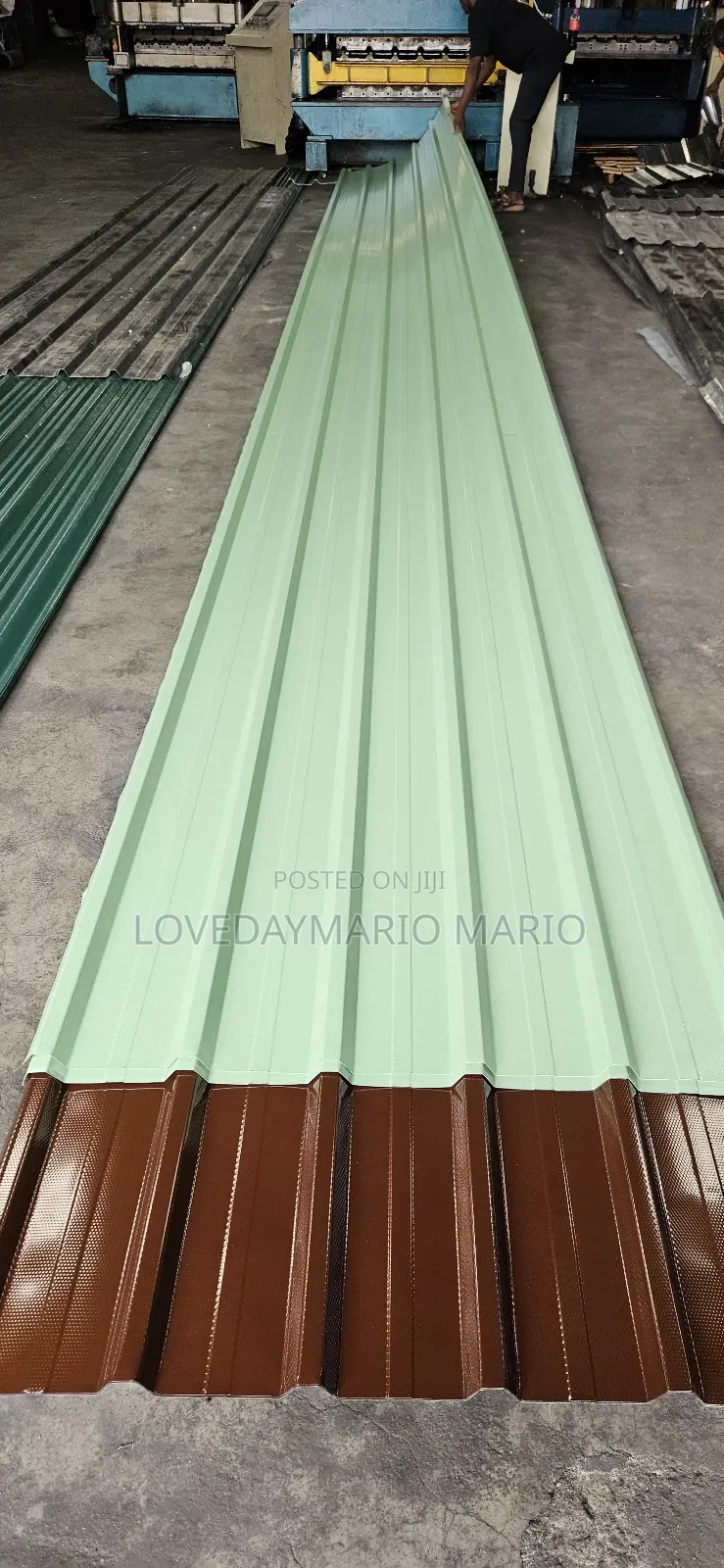 Aluminium Roofing Sheet Pale Green