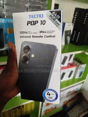 New Tecno Pop 10 64 GB Black