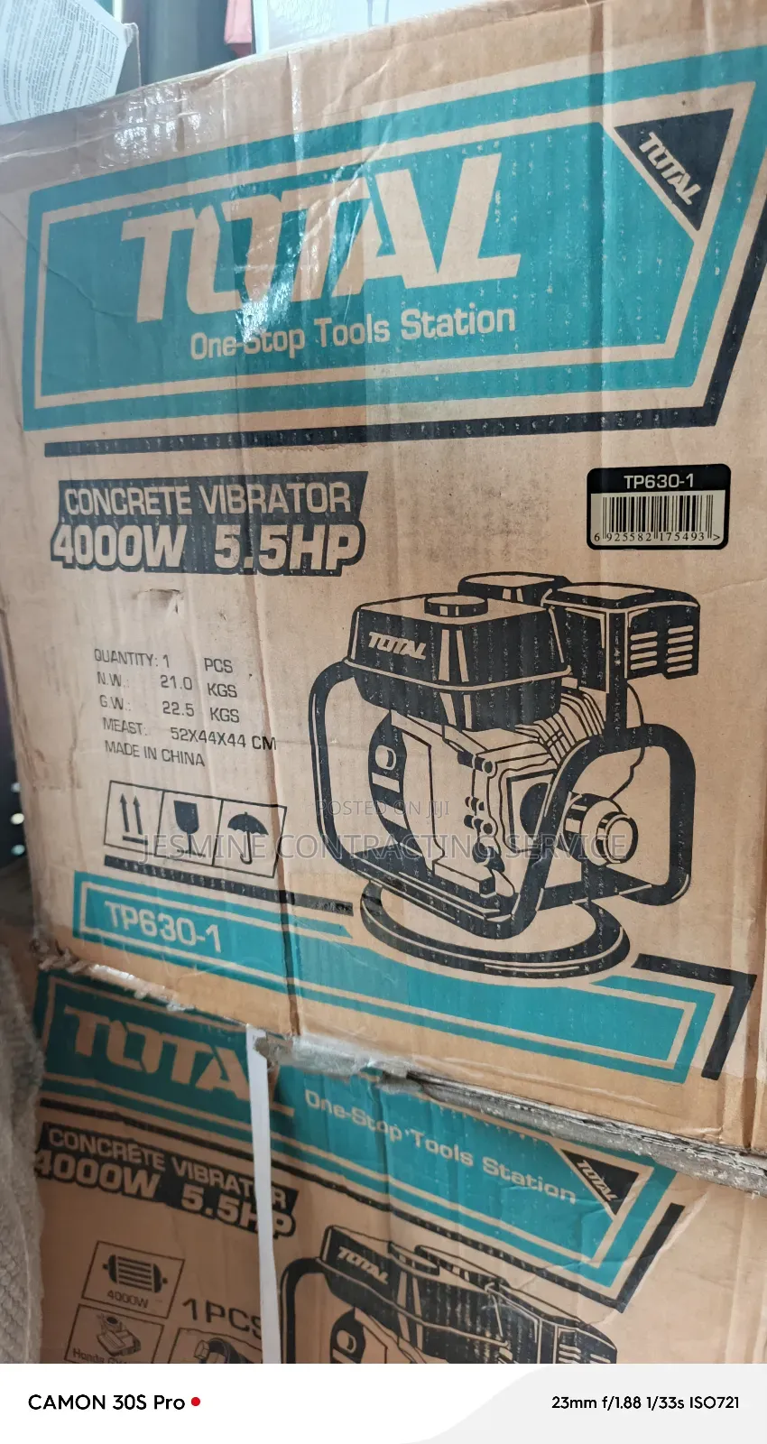 Concrete Vibrator 40000w 5.5hp