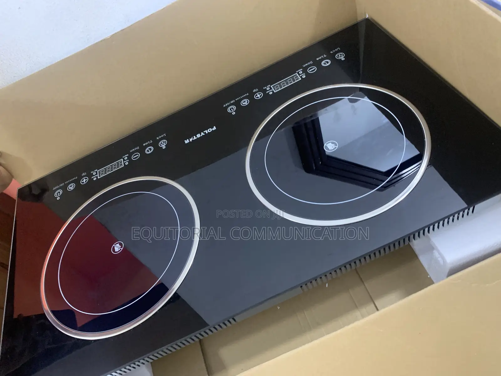 Sleek Polystar Infrared Cooking Hob