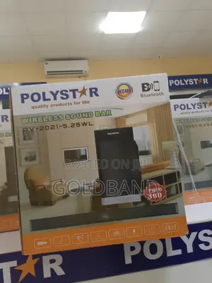 Polystar 2.1ch Wireless Soundbar for All Your Entertainment