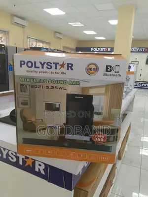 Stream Music Wirelessly – Polystar Pv-2021-5.25wl Soundbar