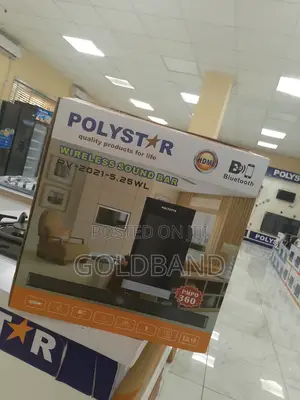 Hassle-Free Audio Setup – Polystar Pv-2021 Wireless Soundbar