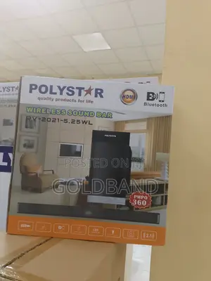 Polystar Bluetooth Soundbar With Wide Connectivity Options