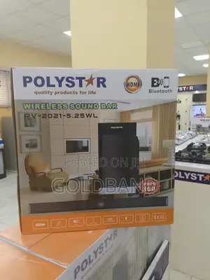Polystar Bluetooth Soundbar With Wide Connectivity Options